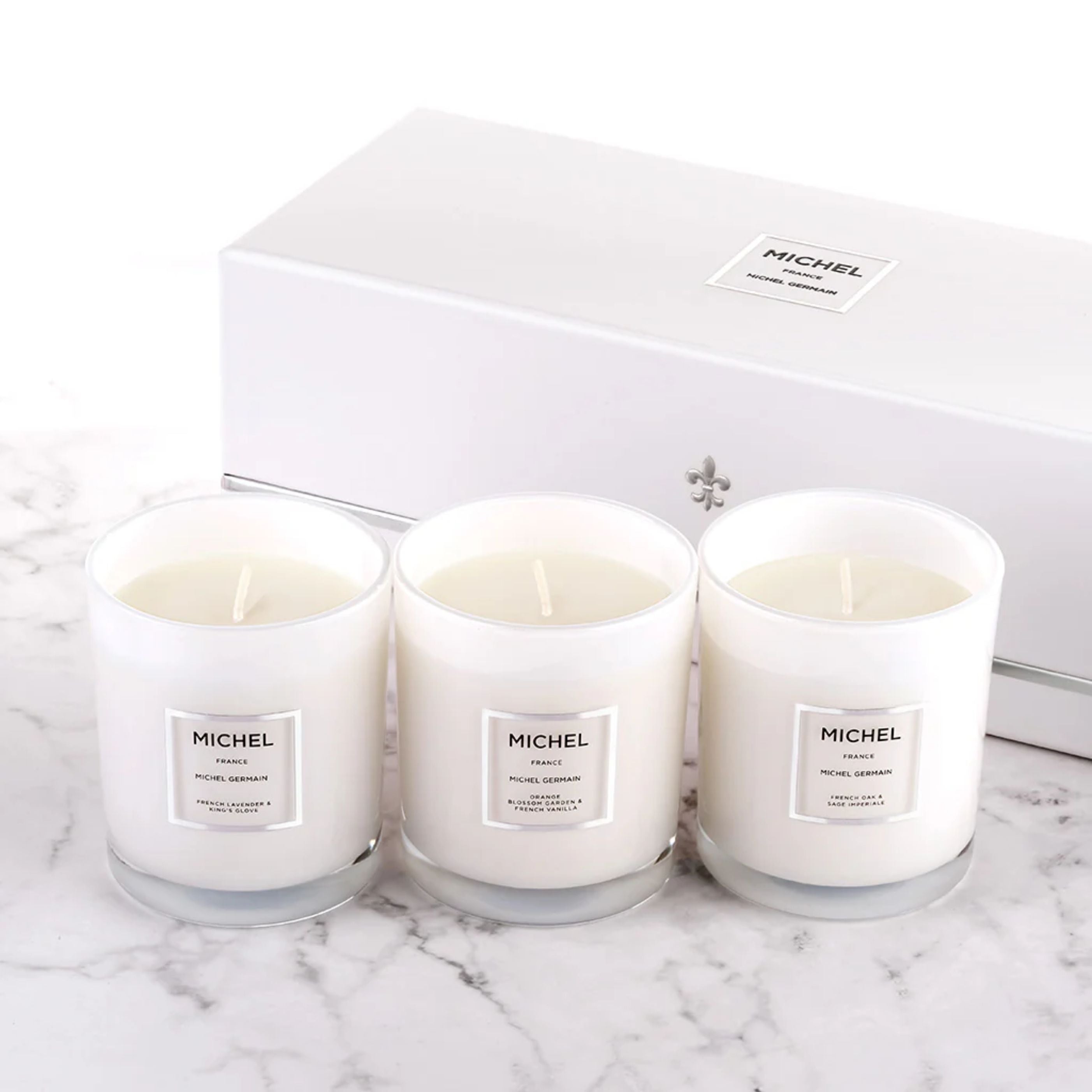 MICHEL PARFUM CANDLE SET 3-PIECE GIFT