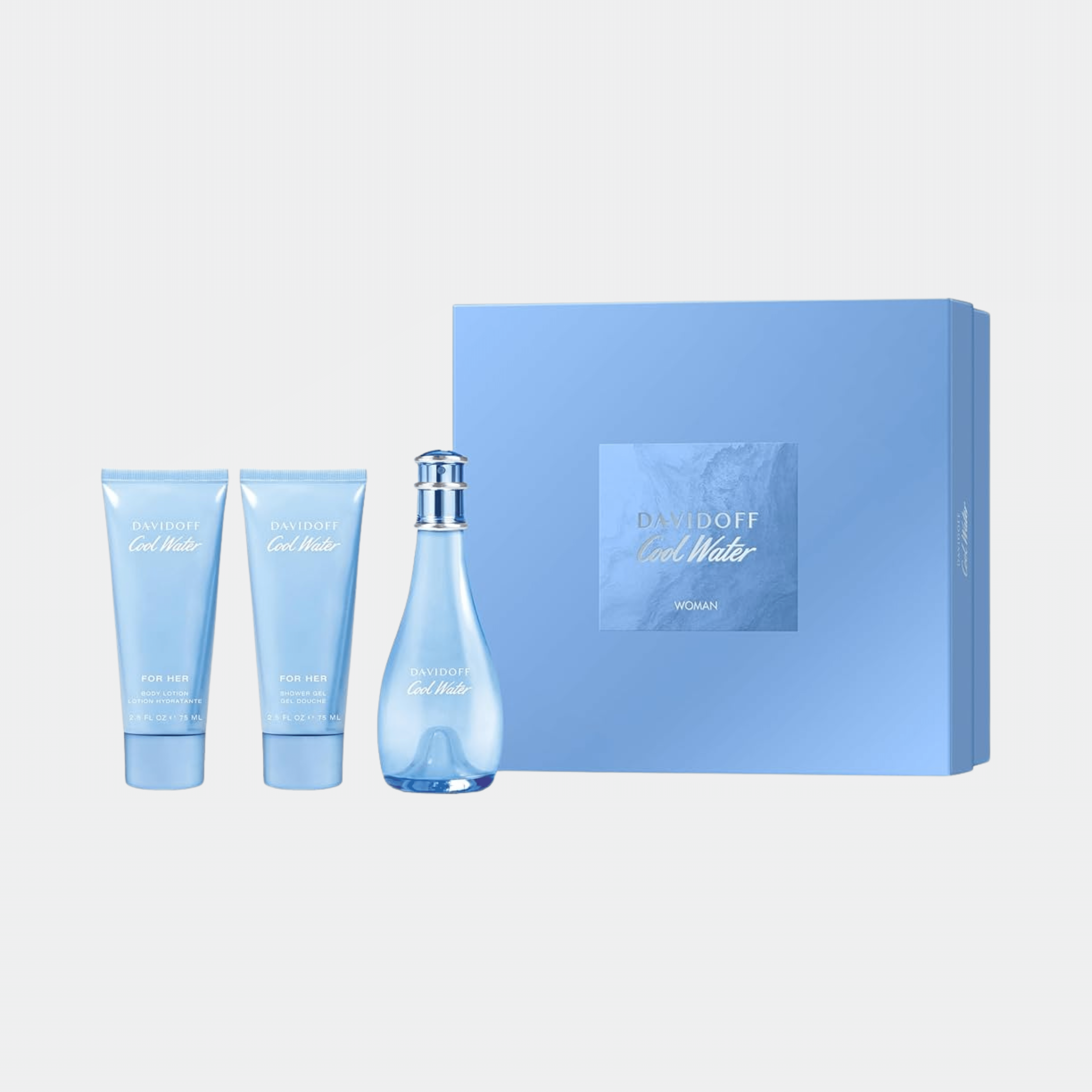 DAVIDOFF COOL WATER WOMEN 3PC GIFT SET - L'Odeur