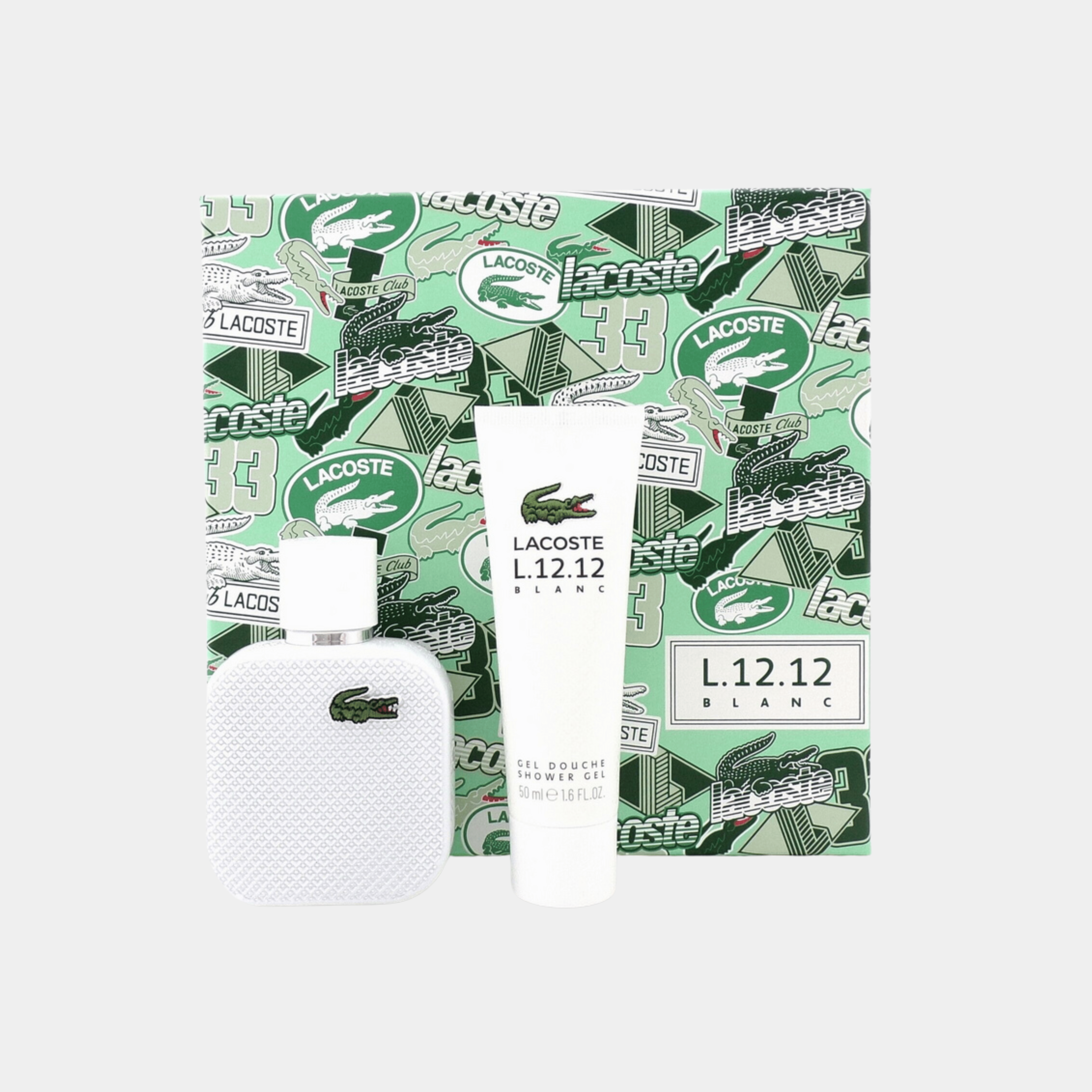 LACOSTE L.12.12 BLANC MEN 2PC SET - L'Odeur