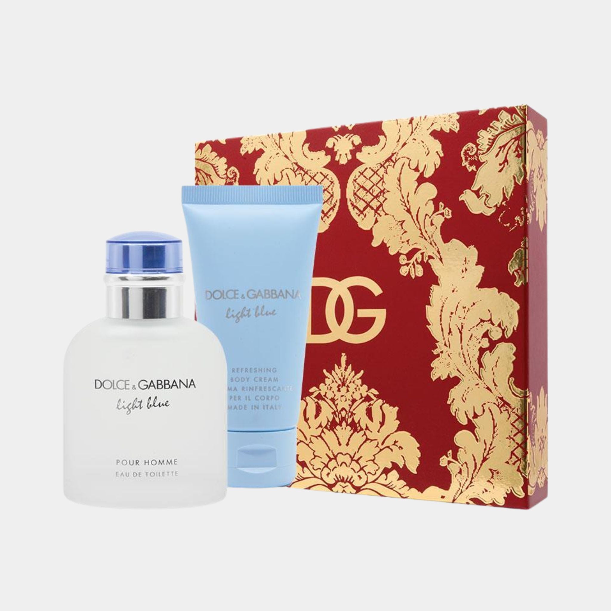 DOLCE & GABANNA LIGHT BLUE MEN 2PC GIFT SET